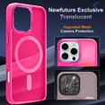 thumbnail image 4 of Funda de teléfono Newfuture diseñada para iPhone 16 Pro Max, color rosa intenso, 4 of 7