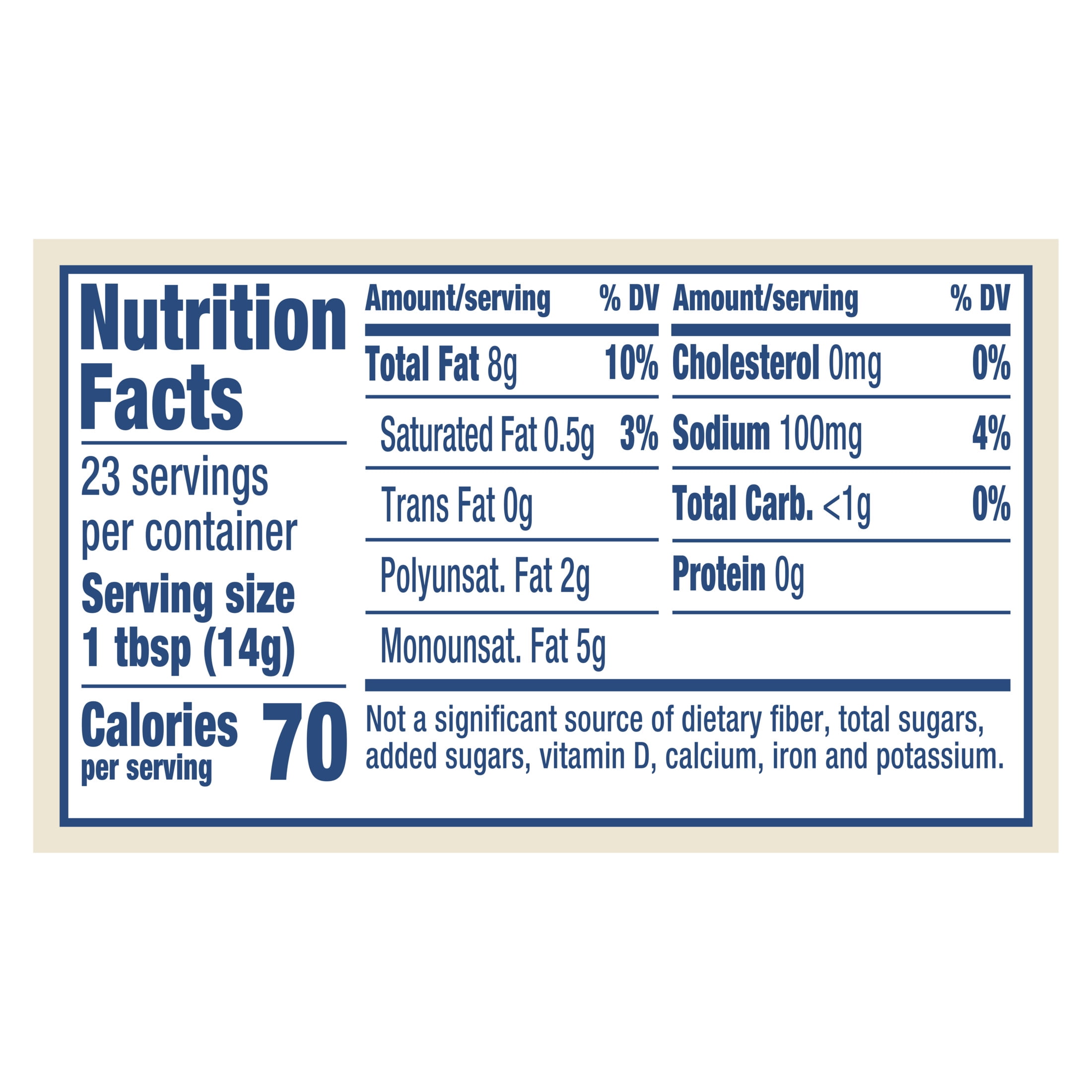 vegan mayo nutrition facts