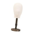 thumbnail image 4 of TOOYFUL Mannequin Head Model Hat Display Stand Height 56cm Multifunctional Head Wooden Support for Barbershop Practical C, 4 of 10