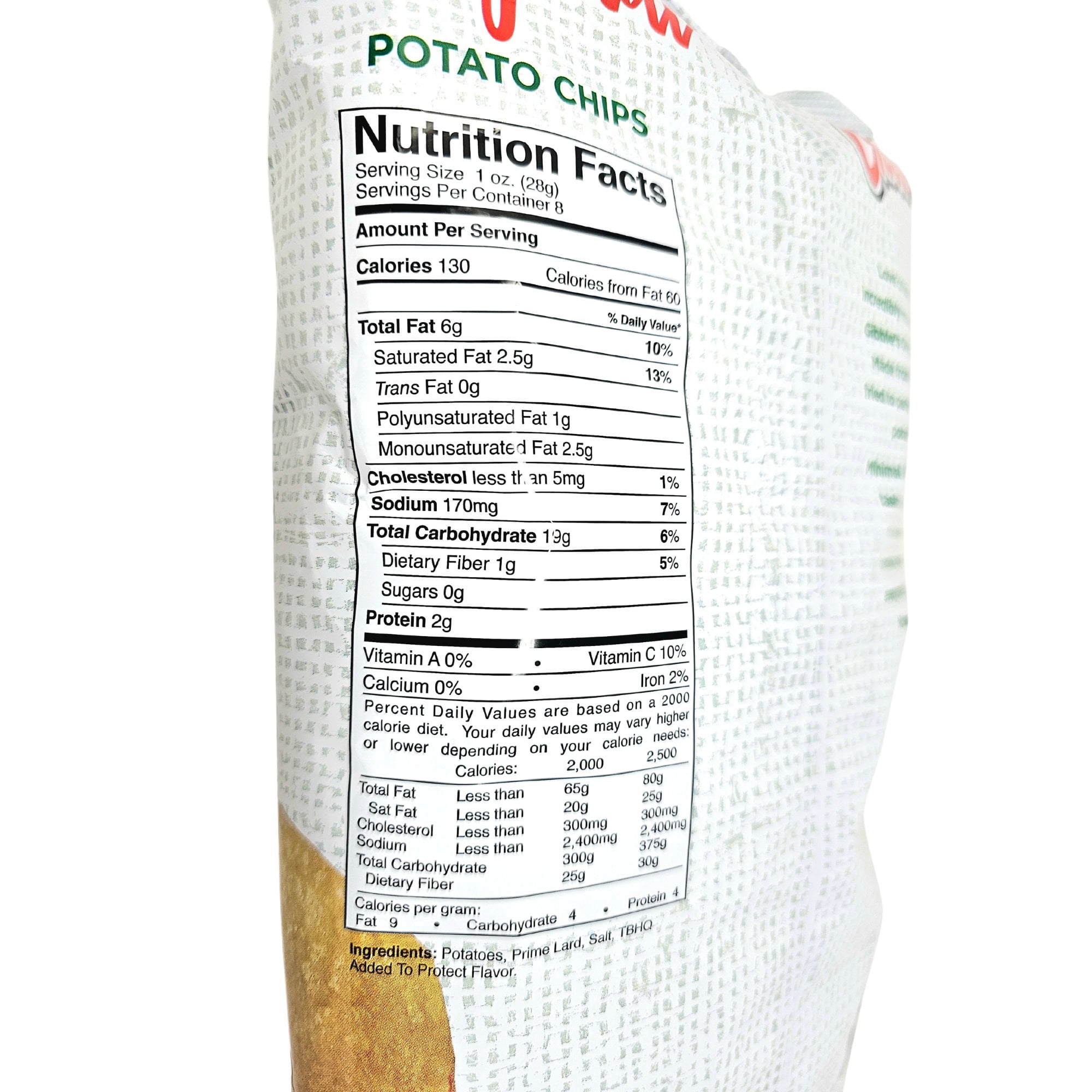 Gibble's Home Style Original Potato Chips 8 oz Bag - QTY 4