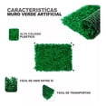 thumbnail image 3 of Muro Verde Follaje Artificial Sintético 60x40cm 5 Piezas Genérica Follaje, 3 of 4