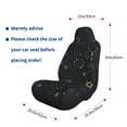 Magic Constellations Sun and Moon Car Seat Covers Universal Suitable