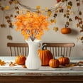 thumbnail image 1 of Vrorvz Décor de Feuilles d'Érable d'Halloween Feuilles d'Érable Simulées pour Décorations Festives Intérieures Extérieures avec Conception Durable Réutilisable Convient pour Rehausser 23.6 Po Orange, 1 of 6