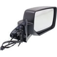 thumbnail image 3 of MIRROR Compatible For 2007-2011 Dodge Nitro Right Passenger Heated Power Glass Textured Black, 3 of 5