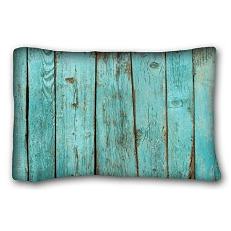 Winhome Cool Dream Turquoise Wood Teal Barn Weathered Beach Winhome Cool Dream Turquoise Wood Teal Barn Weathered Beach Pillow Case Cases Cover Cushion Covers