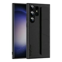 Case for Samsung Galaxy S23 Ultra, Wrist Hand Strap Case Premium PU Leather   TPU   PC Shockproof Wristband Slim Non-Slip Phone Case for Samsung Galaxy S23 Ultra,Black