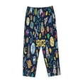 thumbnail image 4 of Fotbe Colorful Space Women's Pajama Pants,Sleepwear Pants,Pj Bottoms Drawstring And Pockets-Small, 4 of 9