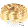 thumbnail image 1 of Linterna LED en forma de cuerda Areful, 16,4 pies, resistente al agua, 3000 K, 1 of 7