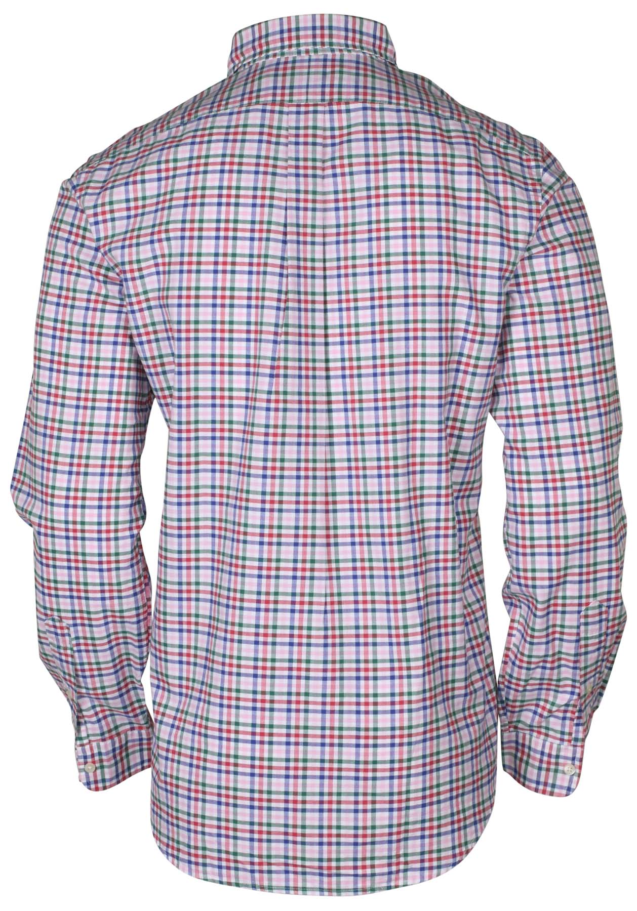 RL Men's Classic Fit Plaid Oxford Button Down Shirt (Small, Pink) - image 3 of 3
