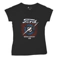 thumbnail image 5 of Ford F-100 Lightning Bolt Gear FoMoCo Women's V-Neck T-shirt Vintage Classic Pickup Truck 1953 Iconic Retro Emblem Tee, 5 of 7