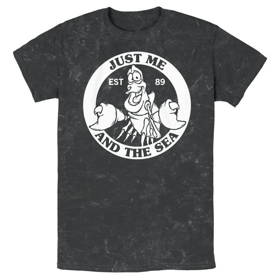 Men's The Little Mermaid Sebastian Human World Graphic T-Shirt