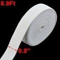 thumbnail image 3 of Family Elastic Fabric Sewing Clothes Pants String Strap Band White 2.7M Length, 3 of 3