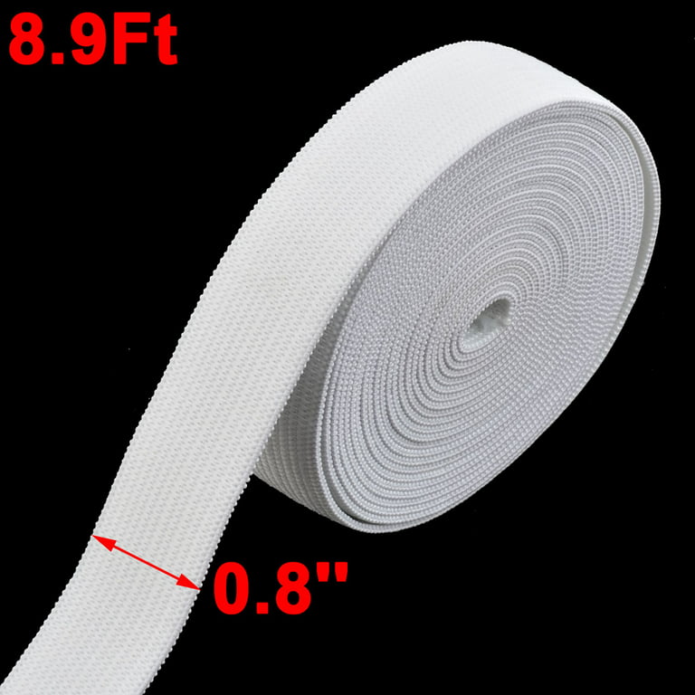 8 Assorted Size White Sewing Elastic Bands Polyester Stretchy Waistban —  AllTopBargains