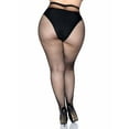 thumbnail image 2 of Leg Avenue Women's Plus-Size Fishnet Pantyhose, Black, Plus Size, 2 of 5