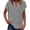Grey, variant on Fgnfyis Womens Short Sleeve Tops Women's Summer Tank Loose Fit Pleated V Neck Sleeveless Top Curved Flowy T Shirts for Women Black XXL