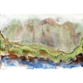 thumbnail image 3 of Ludwig, Alicia 14x11 Black Modern Framed Museum Art Print Titled - Cliffs of Dover I, 3 of 5