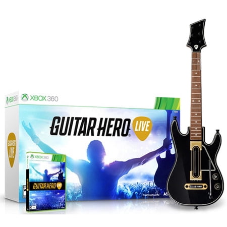 Activision Guitar Hero Live Bundle (Xbox 360) Guitar and (Best Xbox Live Games)