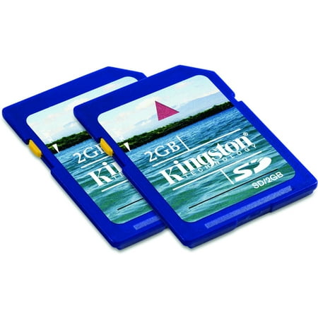 Kingston 2GB Secure Digital (SD) Card, (Twin Pack)