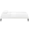 thumbnail image 3 of Modway Sherry Twin Vinyl Bed Frame with Round Tapered Legs in White, 3 of 3