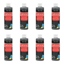 8oz. Black Acrylic Paint by Craft Smart - Non-Toxic Paint for Drawing - Painting - Art & Crafts Supplies - Bulk 8 Pack