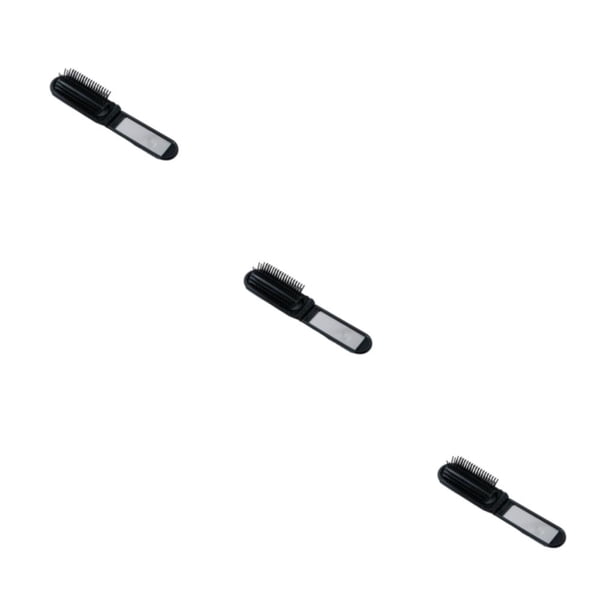 Peine de viaje Espejo Cepillo de pelo plegable Seitruly ABS Doble