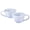 Blue, variant on Drew Barrymore Beautiful Embossed Flower Stoneware Mug Set, Blue, 2-Piece