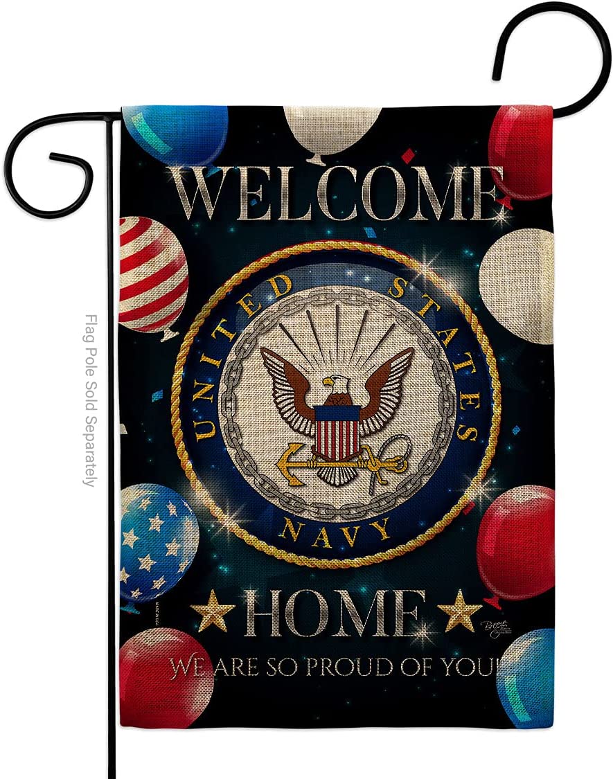 Breeze Decor Mini Gartenflagge 'National Guard' – 33x47 Cm, Doppelseitig, Made In USA