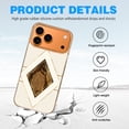 thumbnail image 4 of Case For Apple iPhone Air / 17 Pro / 17 Pro Max Series Case, Slim Thin Transparent Flexible Clear TPU Shockproof Phone Case For iPhone 17 Series, Gold Marble Light, 4 of 6