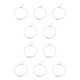 thumbnail image 3 of Qarigey Tobillera de mujer, adorno de tobillo de estilo Simple, tobilleras para chicas jóvenes, cadenas de pie elegantes, cadena de tobillos para Plata 10piezas Qarigey CBP200226, 3 of 5