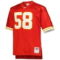 thumbnail image 2 of Men's Mitchell & Ness Derrick Thomas Red Kansas City Chiefs Big & Tall 1994 Retired Player Replica Jersey, 2 of 3