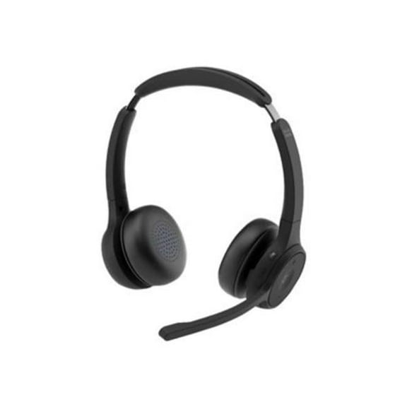 722 Wireless Dual On-Ear Headset, Carbon Black