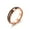 6mmRoseGold, variant on Men's tungsten steel Double-groove wood grain detail ring 6mm Silver Size 10