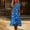 Black, variant on Women's Boho Maxi Sundress 2026 Summer Beach Dress Flag Printed V Neck 4th of July Short Sleeve Loose Tank Dress