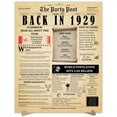 thumbnail image 1 of 95th Birthday Party Decor Poster 95 Years Ago Back In 1929, 1 of 5