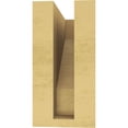 thumbnail image 4 of 3"W x 6"D x 6"H Classic Clemmons Rough Cedar Woodgrain TimberThane Corbel, Primed Tan, 4 of 6