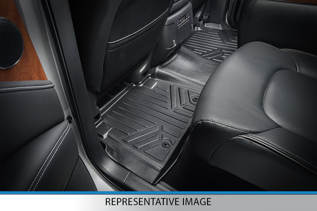 MAXLINER MAXFLOORMAT Floor Mats and MAXTRAY Cargo Liner Set Black for 2013-2018 Acura RDX with 8-Way Front Passenger Seat