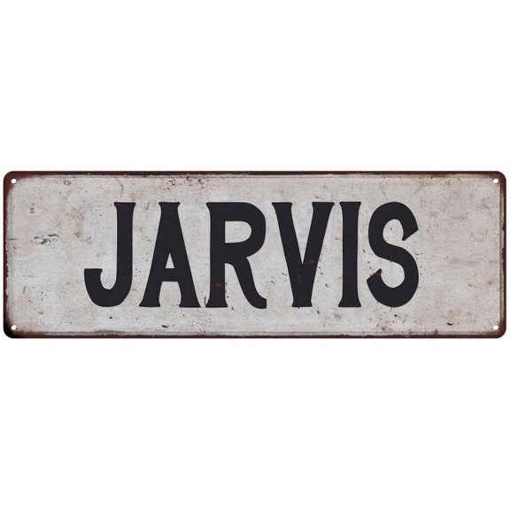 JARVIS Vintage Look Rustic Chic Metal Sign 8x24 108240036601