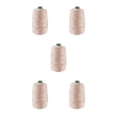 thumbnail image 3 of relayinert Breathable Thread For DIY Projects Wide Application And Soft Texture Exquisite Craft Crochet Yarn 03 Khaki White 5Set, 3 of 6