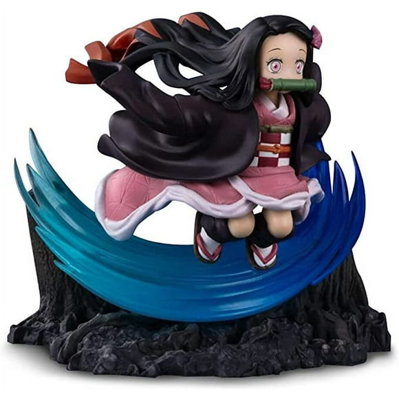 Figure Anime Demon Slayer Kimetsu no Yaiba Kamado Nezuko Running verse Face-Changeable Character Statue for collections or gifts,a2