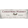 thumbnail image 3 of Deiter, Lori 18x9 Black Modern Framed Museum Art Print Titled - Christmas Market, 3 of 5