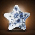 thumbnail image 3 of Star Shaped Energy Saving Night Light Living Room Night Light, Bedroom Night Light, Corridor Night Light, Study Night Light Blue Cute Flowers, 3 of 6
