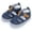 A06/Dblue, variant on Infant Boys Girls Sandals Breathable Premium Baby Summer Outdoor Casual Beach Shoes Lightweight Toddler Flower Bowknot Anti Slip Rubber Sole Newborn Prewalker First Crib Shoes