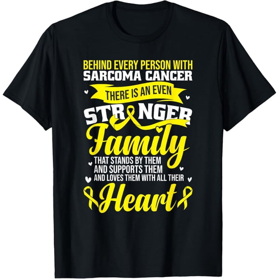 Yellow Ribbon | Sarcoma Cancer Awareness T-Shirt
