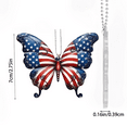 thumbnail image 3 of Independence Day Decorations 4Th Of July 250 Anniversary Usa Flag Red, White Blue Colorful Butterfly 2D Acrylic Hanging Ornaments Decorative Pendants Decoration Assembly Props, 3 of 7