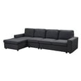 thumbnail image 2 of Ucloveria Sectional Sofa for Home, Apartment, Compact Spaces w/Chaise Lounge, L-Shape Design, Reversible Ottoman Bench, 2 of 4