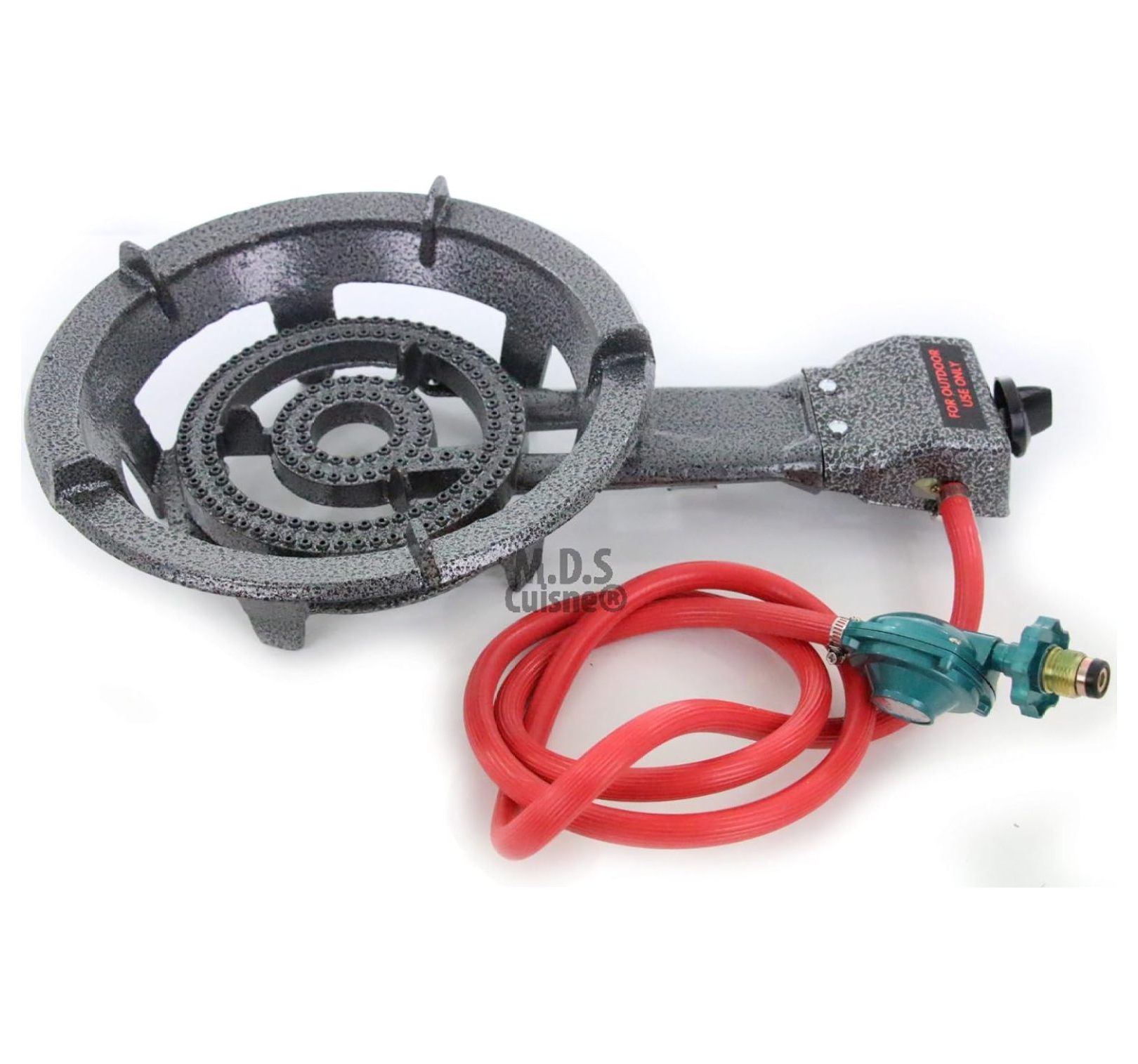 Propane Single Big Large Gas Burner Portable Stove Camping BBQ with Hose & Regulator