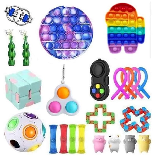 23pcs Pack Fidget Toys Conjunto de juguetes sensoriales Antistress Relief Fidget Toys