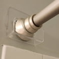 thumbnail image 4 of Soporte De La Varilla De Ducha Acrílica De 4 Piezas, Asegura Varillas Con Adhesivo O Soporte De Tornillo, Previene El Daño De La Pared, Se Adapta A 1 A 2.5 Pulgadas De Diámetro,, 4 of 7