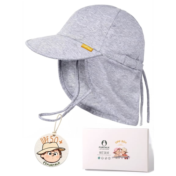 FURTALK Baby Sun Hat UPF 50  UV Ray Sun Protection Cotton Toddler Hats for Boys Girls