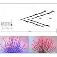 thumbnail image 3 of Viworld 20 Led Nordic Style Simulation Tree Branches String Lights DIY Lighted Artificial Twigs Bendable Shapable Fairy Lights for Holiday Indoor Vase Daily Decorations (6pcs Branches), 3 of 5